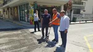 Εκτεταμένο πρόγραμμα ασφαλτοστρώσεων από τη ΔΕΥΑ Κατερίνης σε όλη την πόλη