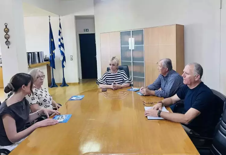 Επίσκεψη του Συλλόγου Εθελοντισμού «Κυψέλη» Μεθώνης στην Αντιπεριφερειάρχη Πιερίας