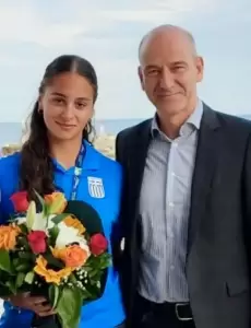 Ναυτικός Όμιλος Κατερίνης: Τελετή υποδοχής της Αργυρής 15χρονης Ευρωπαϊκής Πρωταθλήτριας, Στελλίνας Καρυώτη Ναυτικός Όμιλος Κατερίνης: Τελετή υποδοχής της Αργυρής 15χρονης Ευρωπαϊκής Πρωταθλήτριας, Στελλίνας Καρυώτη