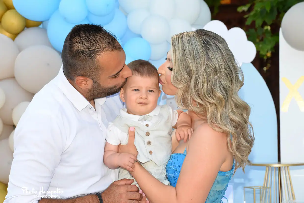 Η όμορφη βάπτιση του Χρήστου – Τάσο και Ελένη να σας ζήσει!