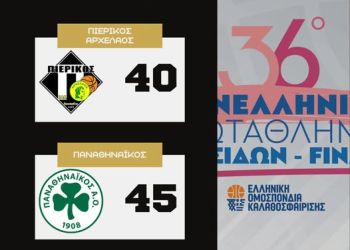 Πιερικός Αρχέλαος – Παναθηναϊκός 40 45: Ήττα στις λεπτομέρειες 