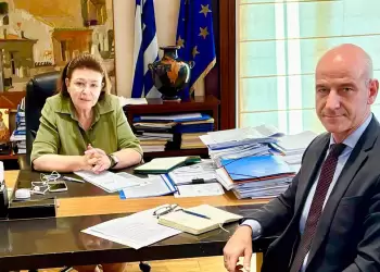 Στην Υπουργό Πολιτισμού ο Φώντας Μπαραλιάκος για το Κάστρο του Πλαταμώνα