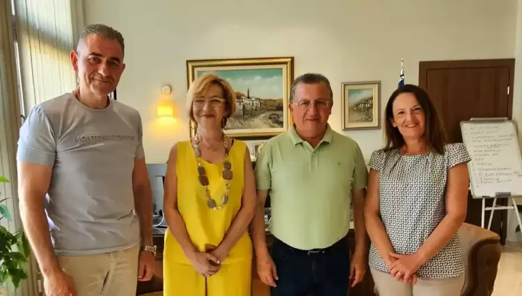 Συνάντηση του Δημάρχου Κατερίνης με τον Σύλλογο Τριτέκνων Πιερίας