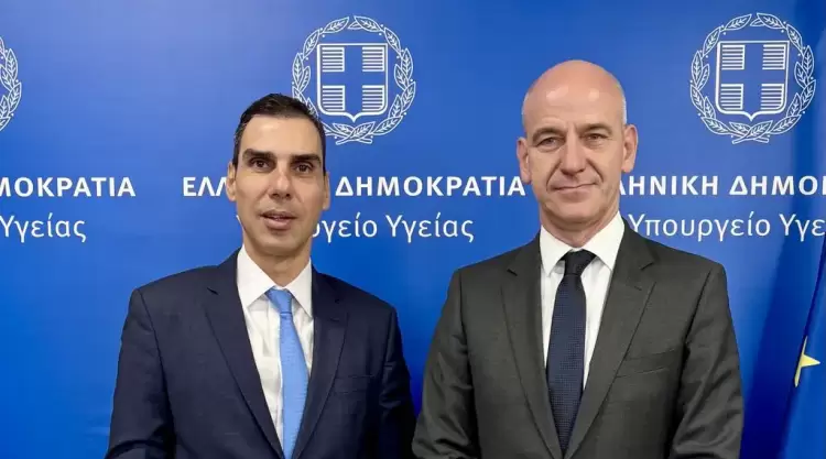 Συνάντηση Φώντα Μπαραλιάκου με τον αρμόδιο Υφυπουργό Υγείας Μάριο Θεμιστοκλέους