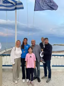 Ναυτικός Όμιλος Κατερίνης: Τελετή υποδοχής της Αργυρής 15χρονης Ευρωπαϊκής Πρωταθλήτριας, Στελλίνας Καρυώτη Τελετή υποδοχής της Αργυρής 15χρονης Ευρωπαϊκής Πρωταθλήτριας του Ν.Ο.ΚΑΤ.