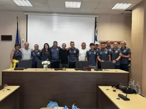 Θερμή υποδοχή στο Δημαρχείο Κατερίνης για τους αθλητές που διακρίθηκαν