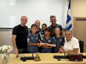 Θερμή υποδοχή στο Δημαρχείο Κατερίνης για τους αθλητές που διακρίθηκαν