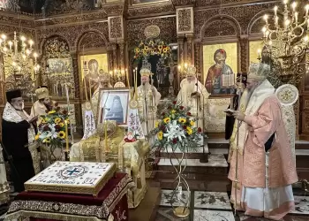 Το Ετήσιο μνημόσυνο του μακαριστού Μητροπολίτου Αγαθονίκου στην Κατερίνη