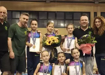 Χρυσές διακρίσεις για τον ΓΑΣ Αρχέλαο Κατερίνης στην Ενόργανη Γυμναστική στη Θεσσαλονίκη