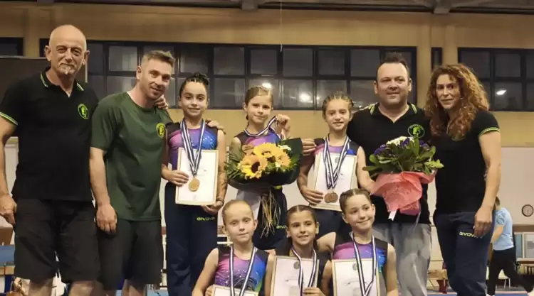 Χρυσές διακρίσεις για τον ΓΑΣ Αρχέλαο Κατερίνης στην Ενόργανη Γυμναστική στη Θεσσαλονίκη