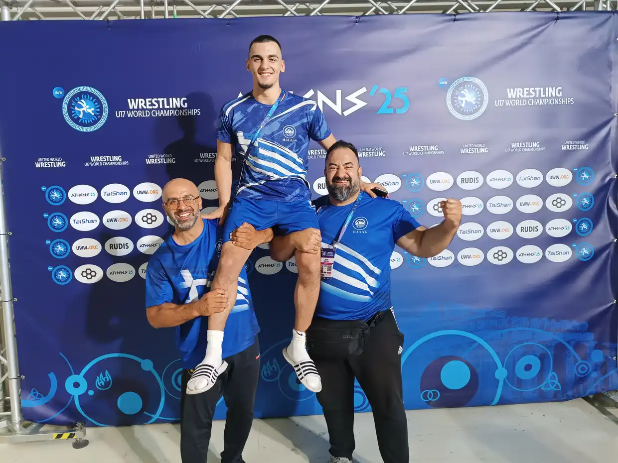 2ος Παγκόσμιος Πρωταθλητής ο Δημήτρης Σουλής του Αρχέλαου Κατερίνης στο Παγκόσμιο Πρωτάθλημα Πάλης 2ος Παγκόσμιος Πρωταθλητής ο Δημήτρης Σουλής του Αρχέλαου Κατερίνης στο Παγκόσμιο Πρωτάθλημα Πάλης