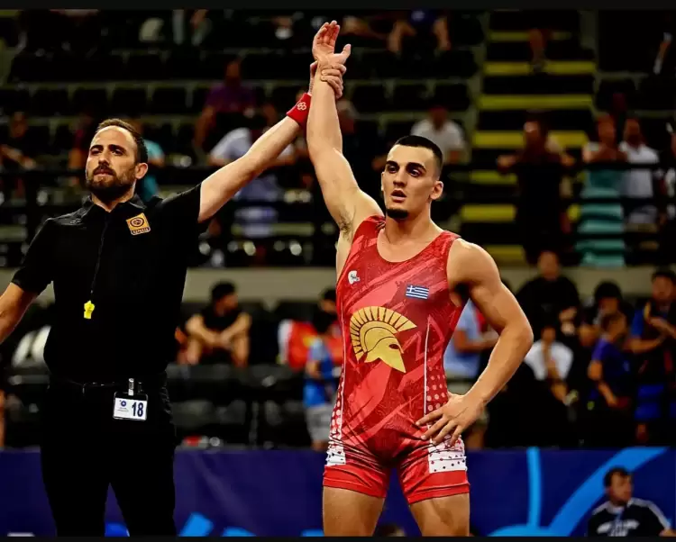 2ος Παγκόσμιος Πρωταθλητής ο Δημήτρης Σουλής του Αρχέλαου Κατερίνης στο Παγκόσμιο Πρωτάθλημα Πάλης 2ος Παγκόσμιος Πρωταθλητής ο Δημήτρης Σουλής του Αρχέλαου Κατερίνης στο Παγκόσμιο Πρωτάθλημα Πάλης