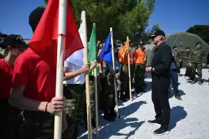 O Yπ. Εθνικής Άμυνας Ν. Δένδιας στο Λιτόχωρο