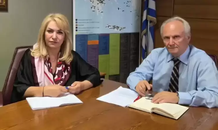 Άννα Μάνη: Την παράταση της  χαλαζικής προστασίας από αέρος ζήτησε η κ. Μάνη από τον Υφυπουργό κ. Ανδριανό