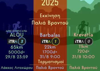 Ο ΑΠΣ Δρομέων Πιερίας «Ζευς» δίπλα στο Olympus Geo Trail 2025 – Κάλεσμα σε αθλητές και εθελοντές