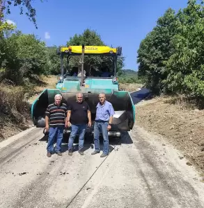 Δήμος Κατερίνης: Ασφαλτόστρωση  αγροτικών οδών στη Ρητίνη