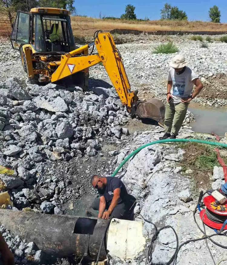 Κατερίνη: Αποκαταστάθηκε η βλάβη στον δίδυμο αγωγό μεταφοράς νερού