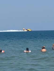 Πιερία: Μεγάλη φωτιά μεταξύ Παλιοστάνης και Αλωνίων – Επιχειρούν καναντέρ και επίγειες δυνάμεις