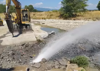 Σοβαρή βλάβη στον κεντρικό αγωγό ύδρευσης της Κατερίνης