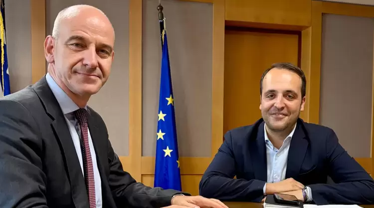 Στον νέο Υφυπουργό Χρ.Δερμεντζόπουλο για τα θέματα του Κτηματολογίου ο Βουλευτης Φώντας Μπαραλιάκος 