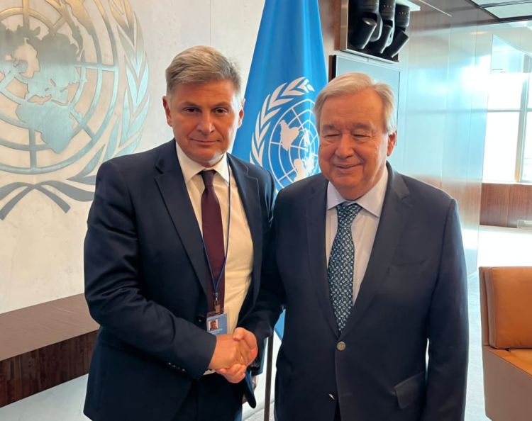 Συνάντηση Φαραντούρη – Γκουτέρες στον ΟΗΕ