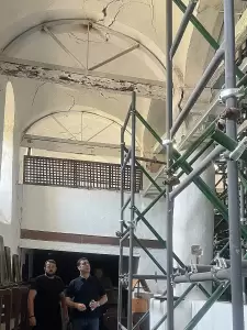 Την αναστήλωση και αποκατάσταση του ναού της Κοιμήσεως της Θεοτόκου στην Παλαιά Σκοτίνα, ζητά ο Σπύρος Κουλκουδίνας