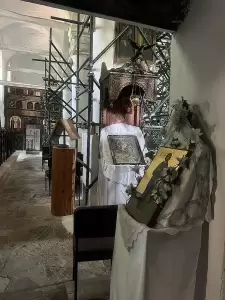 Την αναστήλωση και αποκατάσταση του ναού της Κοιμήσεως της Θεοτόκου στην Παλαιά Σκοτίνα, ζητά ο Σπύρος Κουλκουδίνας