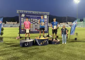 Χάλκινο μετάλλιο ο Βασίλης Καραμήτρος του ΑΣ Πύρρος Δήμας στον ακοντισμό