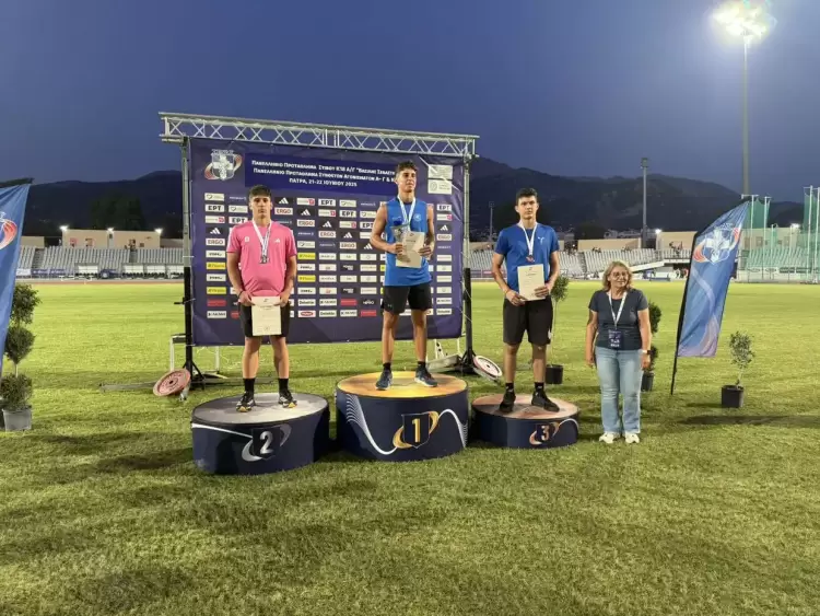 Χάλκινο μετάλλιο ο Βασίλης Καραμήτρος του ΑΣ Πύρρος Δήμας στον ακοντισμό