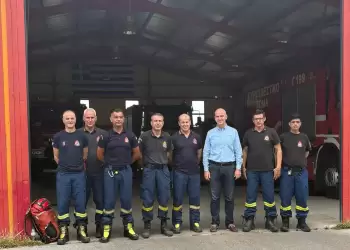 Drone για ανίχνευση πυρκαγιών στον Όλυμπο – Επίσκεψη Φώντα Μπαραλιάκου στην Πυροσβεστική Υπηρεσία Λιτοχώρου