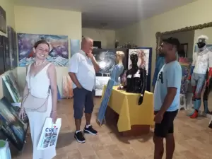 Εικαστική έκθεση της Εύας Τζούλη στην αίθουσα του Μορφωτικού Συλλόγου Παραλίας