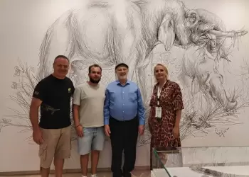 Φιλοξενία Ολλανδού Tour Operator στη Μόνιμη Παλαιοντολογική Έκθεση του Μαστόδοντα Νεοκαισάρειας
