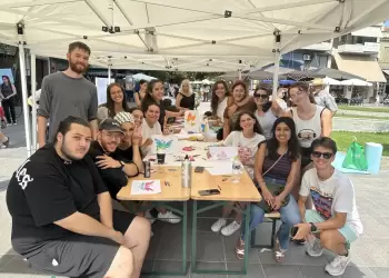 Κατερίνη: Τα παιδιά ζωγράφισαν για την Ειρήνη στην Πλατεία Ελευθερίας