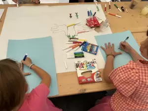 Κατερίνη: Τα παιδιά ζωγράφισαν για την Ειρήνη στην Πλατεία Ελευθερίας