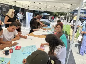 Κατερίνη: Τα παιδιά ζωγράφισαν για την Ειρήνη στην Πλατεία Ελευθερίας