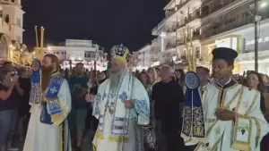 Λιτανεία της Παναγίας Τριχερούσας και του Επιταφίου της Θεοτόκου στην Παραλία και στον Πλαταμώνα Πιερίας