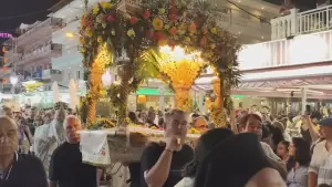 Λιτανεία της Παναγίας Τριχερούσας και του Επιταφίου της Θεοτόκου στην Παραλία και στον Πλαταμώνα Πιερίας