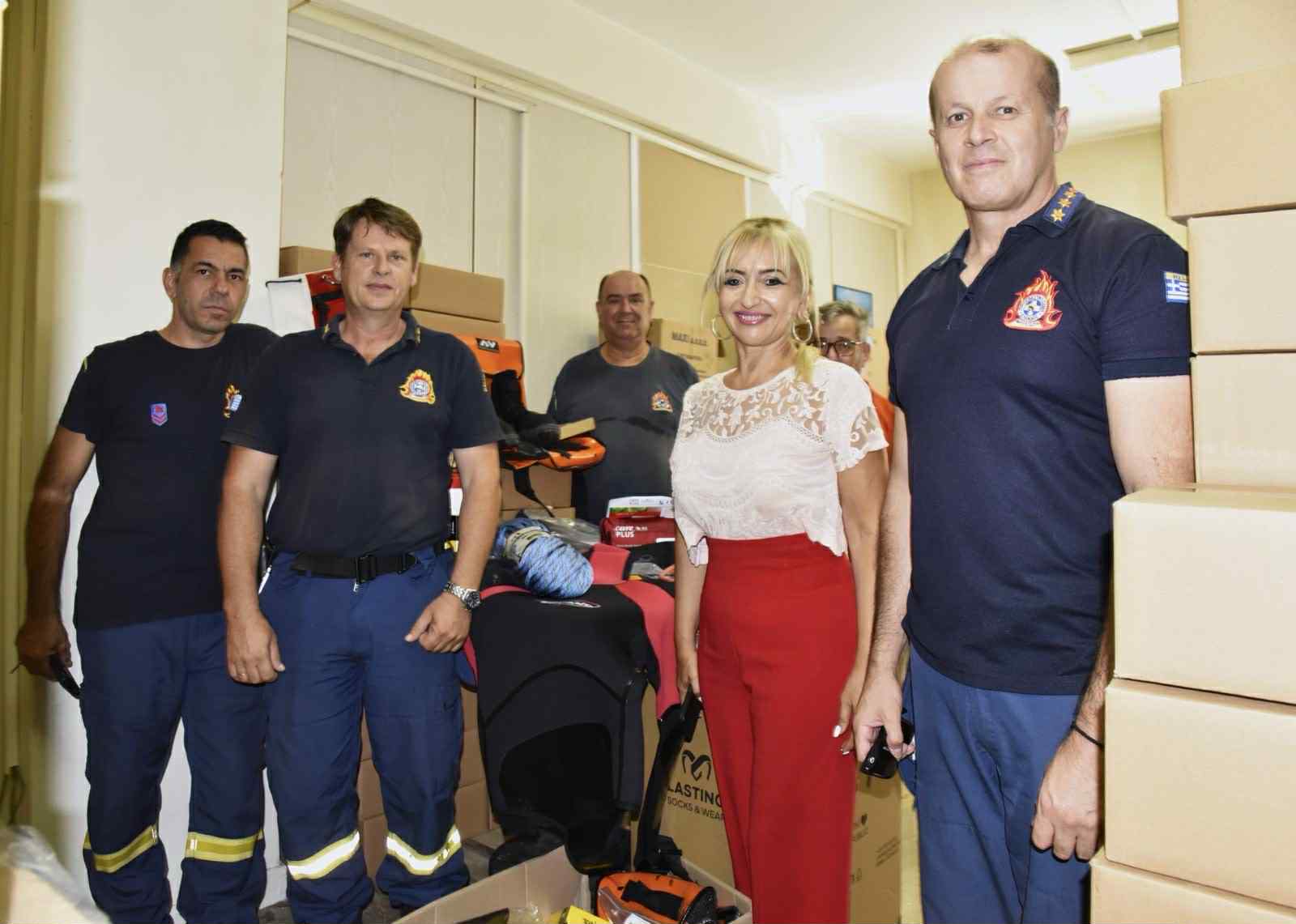 Η Π.Ε. Πιερίας παραδίδει σύγχρονο ορειβατικό εξοπλισμό στην Διεύθυνση Πυροσβεστικών Υπηρεσιών Πιερίας