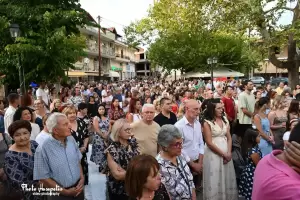 Η περιφορά της εικόνας της Παναγίας στον Κολινδρό Η περιφορά της εικόνας της Παναγίας στον Κολινδρό