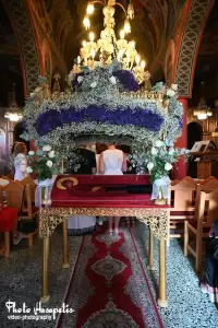 Η περιφορά της εικόνας της Παναγίας στον Κολινδρό Η περιφορά της εικόνας της Παναγίας στον Κολινδρό