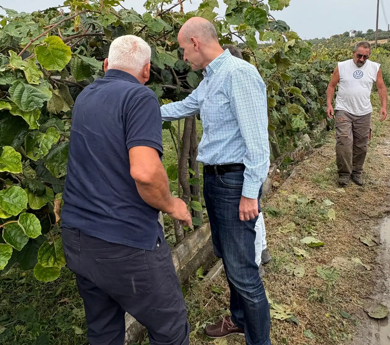 Στο Αιγίνιο και τον Καταχά ο Φώντας Μπαραλιάκος για τις ζημιές από το χαλάζι Στο Αιγίνιο και τον Καταχά ο Φ. Μπαραλιάκος για τις ζημιές από το χαλάζι