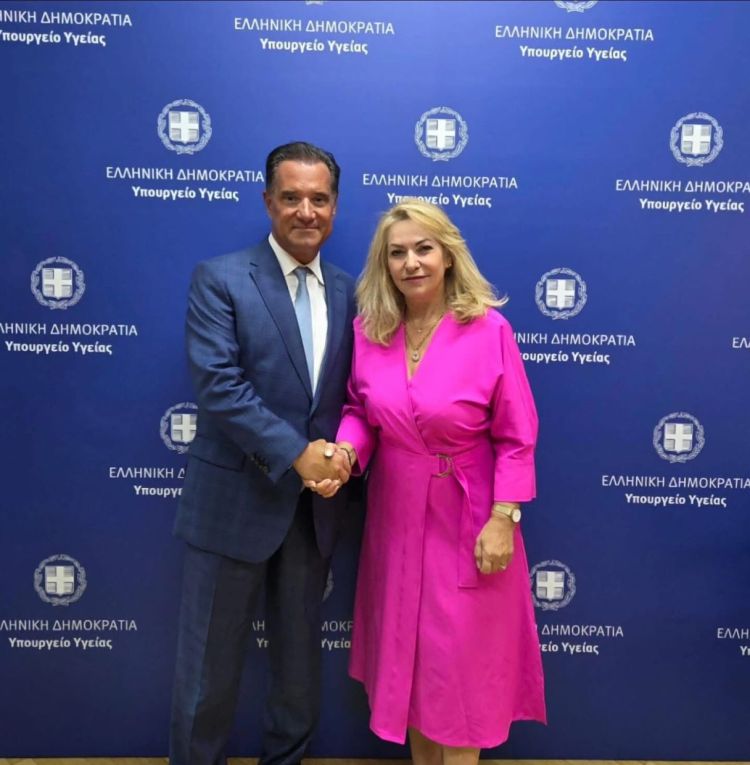 Συνάντηση της Άννας Μάνη με τον υπουργό Υγείας Άδωνι Γεωργιάδη Συνάντηση της Άννας Μάνη με τον υπουργό Υγείας Άδωνι Γεωργιάδη