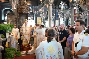 Συνάντηση του Μητροπολίτη Κίτρους Γεωργίου με τον πρωθυπουργό Κυριάκο Μητσοτάκη