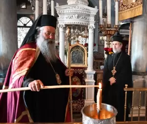 Συνάντηση του Μητροπολίτη Κίτρους Γεωργίου με τον πρωθυπουργό Κυριάκο Μητσοτάκη