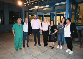 Αεροδιακομιδή ασθενούς από Γερμανία και νοσηλεία στο Νοσοκομείο Κατερίνης