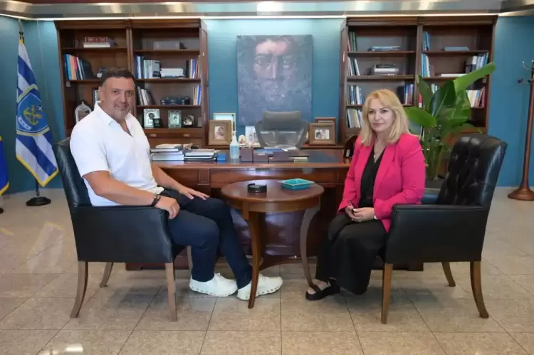 Άννα Μάνη - Παπαδημητρίου: Συνάντηση με τον Υπουργό Ναυτιλίας και Νησιωτικής Πολιτικής, Βασίλη Κικίλια Άννα Μάνη – Παπαδημητρίου: Συνάντηση με τον Υπουργό Ναυτιλίας και Νησιωτικής Πολιτικής, Βασίλη Κικίλια