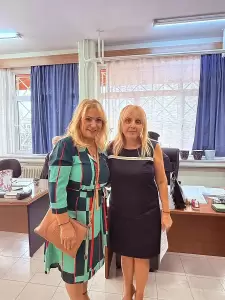 Η Άννα Μάνη στον αγιασμό του 3ου Γυμνασίου και Λυκείου Κατερίνης και του Πρότυπου Επαγγελματικού Λυκείου (Π.ΕΠΑ.Λ.)