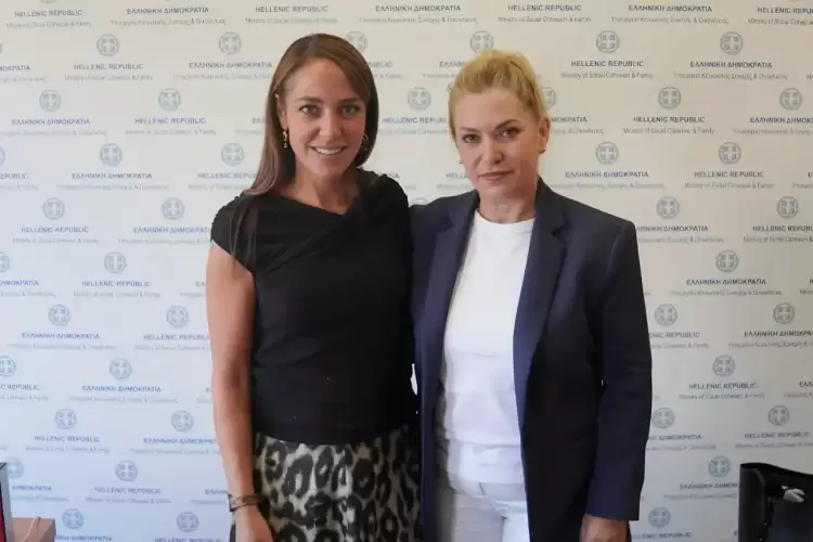 Άννα Μάνη: Συνάντηση της Βουλευτού με την Υπουργό Κοινωνικής Συνοχής και Οικογένειας Δόμνα Μιχαηλίδου
