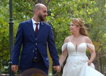 Ο γάμος του Ιωάννη Μητσόπουλου και της Ελισάβετ Ακριβοπούλου στο Αιγίνιο