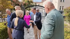 Κατερίνη: Κλιμάκιο Νέας Δημοκρατίας – Ο Άκης Σκέρτσος, Χάρης Θεοχάρης, Γιάννης Ανδριανός στην Πιερία